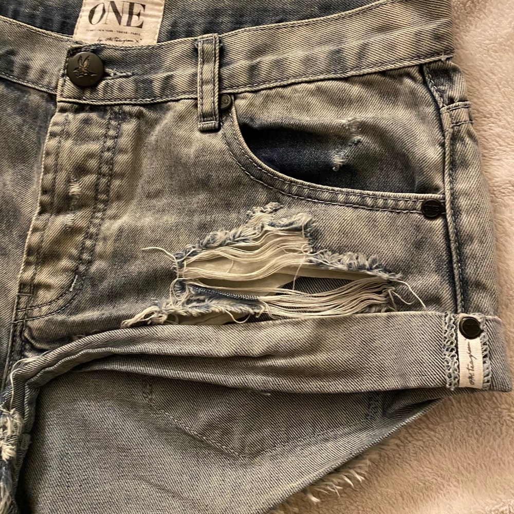One By One Teaspoon Shorts